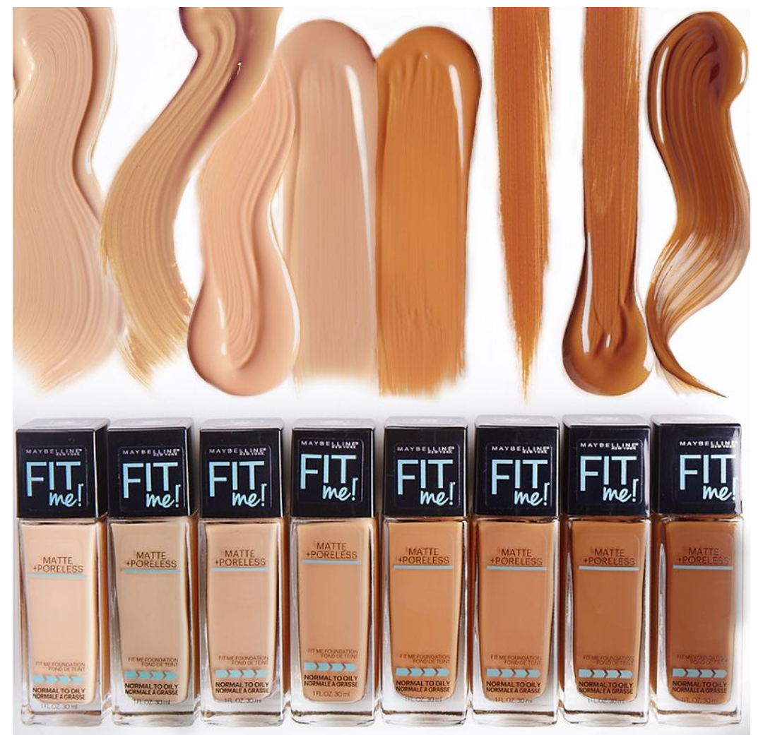 ✨ Maybelline Fit Me Matte + Poreless Foundation – Natural Finish