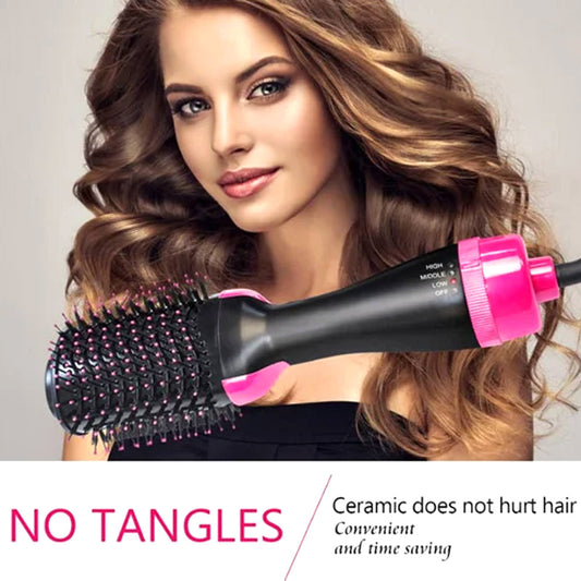 2-in-1 Hot Air Brush Hair Dryer & Volumizer