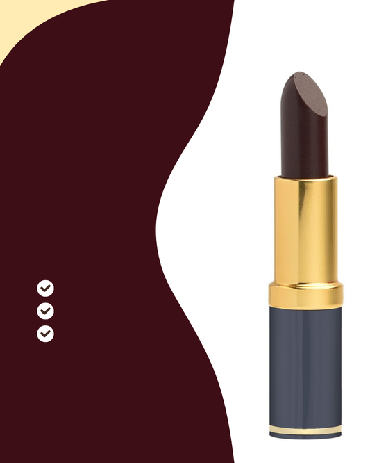 Velvet Matte Long-Lasting Lipstick – Dark Maroon